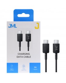 Kabel USB JML CD-118 USB C 2A 1 m czarny