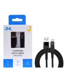 Kabel USB JML CD-108 Micro 2A 0,25 m czarny