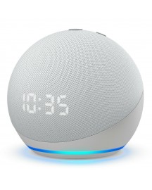 Głośnik Amazon Echo Dot 4 z zegarem biały