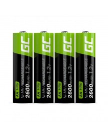 Akumulatory Green Cell AA HR6 2600Mah 4X