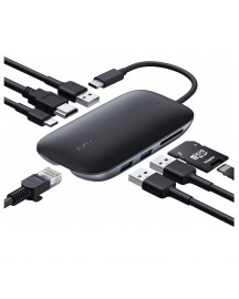 Hub Aukey CB-C71 USB-C czarny