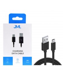 Kabel USB JML CD-112 Micro 2A 1 m czarny