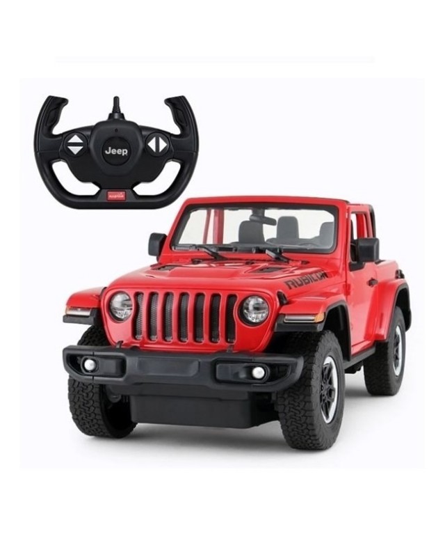 Samochód Rastar Jeep Wrangler czerwony