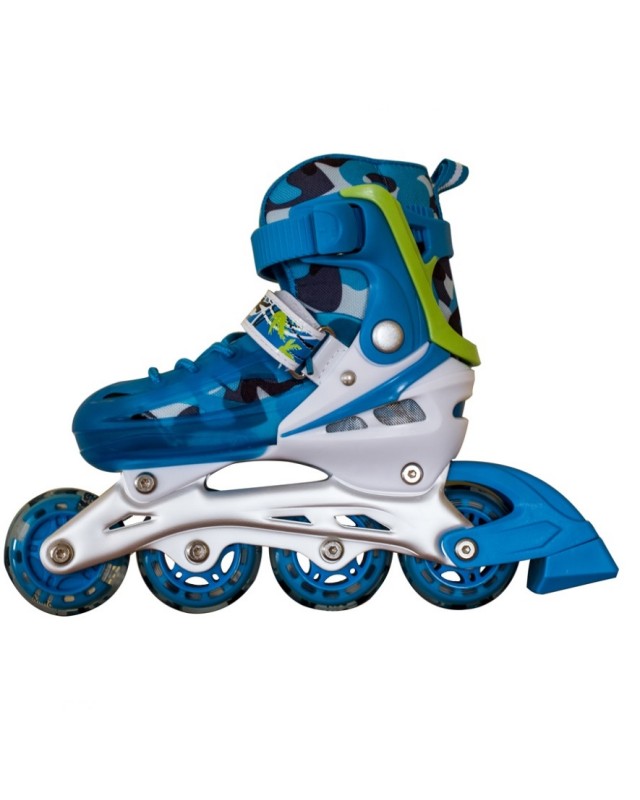 Łyżworolki ISK Inline Skate 3w1 28-31 niebieskie