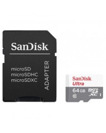 Karta pamięci SanDisk Ultra 64GB MicroSDXC + Adapt