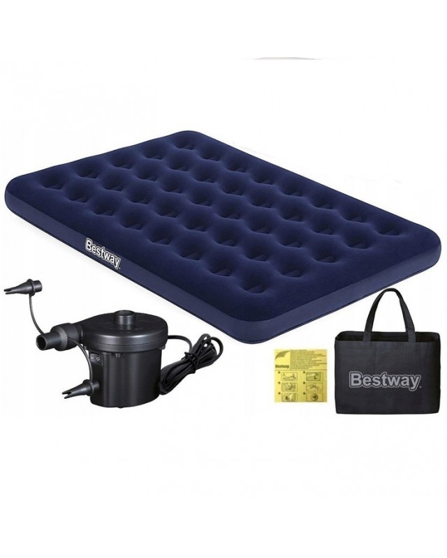 Materac Bestway 67287 191x137x22cm welurowy